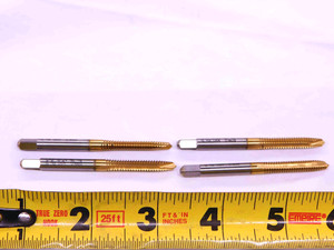 4pcs NEW GREENFIELD #10 24 NC GH3 HSS TiN COATED PLUG TAP 2 SPIRAL POINT FL .190 - JJ2224CH5