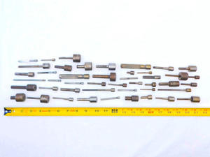 45pc LOT OF HSS INTERCHANGABLE COUNTERBORE PILOTS O.D. RANGE ABOUT 3/16 - 1" - JG4896CH5