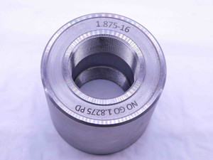 SHOP MADE 1 7/8 16 SOLID THREAD RING GAGES 1.875 GO NO GO PDS= 1.8328 & 1.8275 - DW41648CH5