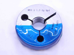 M18 X 1.5 6g METRIC SPECIAL THREAD RING GAGE 18 NO GO ONLY P.D. = 16.824 CHECK - DW41677CT4