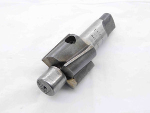 SJ & CO .65 CHANGEABLE PILOT 1 1/4 O.D. HSS COUNTERBORE STUB TAPER #2 SHANK 4 FL - NS6810CH5