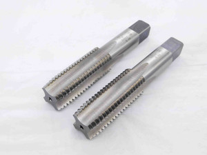 2pcs NEW HANSON WHITNEY 1" 8 NC GH4 HSS PLUG TAP 4 STRAIGHT FLUTE 1.0 USA MADE - NS6885CH5