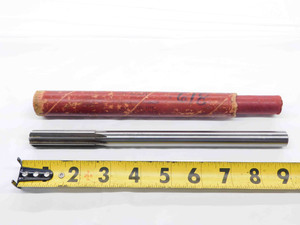 CLEVELAND 0.618 OD HSS REAMER 8 FL .618 .6180 5/8 .6250 -.0070 UNDERSIZE USA - NS6896CH5