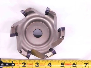 SAFETY 100mm O.D. FACE MILL PF-09/100-06-AL 32-050-R 32mm PILOT 6 POCKETS PD0905 - JJ2273CT5