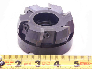 KENNAMETAL 3" O.D. FACE MILL KSHR-3-SE4-15 1" PILOT 6 POCKETS SEC-422-J 3.0 - JJ2282BC6