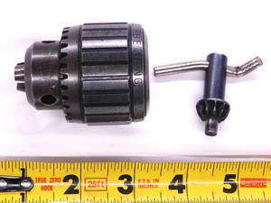 JACOBS No.11N BALL BEARING DRILL CHUCK 0 - 3/8" CAP JACOBS TAPER #2 JT2 W/ KEY - JJ2289BG5