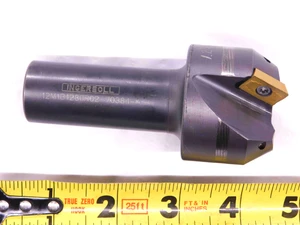 INGERSOLL 1.2" MIN DIA. 60 DEG INDEXABLE CHAMFER MILL 12M1B1280R02 1" SHANK 3 FL - JJ2347CH5
