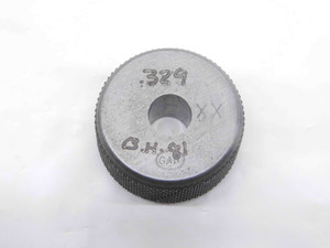 .3290 CL XX MASTER PLAIN BORE RING GAGE .3281 +.0009 21/64 8.357 mm .329 CHECK - NS7030BG6