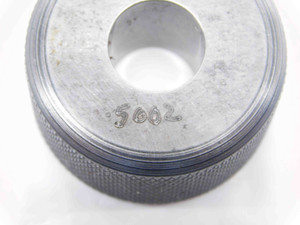 .5002 CLASS XX MASTER PLAIN BORE RING GAGE .5000 +.0002 OVERSIZE 1/2 12.705 mm - NS7035BG6