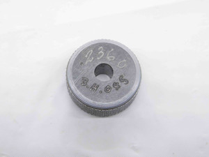 .2360 CL XX MASTER PLAIN BORE RING GAGE .2344 +.0016 UNDERSIZE 15/64 6 mm .236 - NS7044BG6