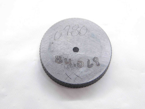 .7800 CL XX MASTER PLAIN BORE RING GAGE .7813 -.0013 UNDERSIZE 25/32 20 mm .780 - NS7084BG6