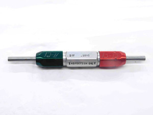.1870 & .1895 PIN PLUG GAGE GO NO GO .1875 -.0005 UNDERSIZE 3/16 5 mm .187 - NS7093BG6