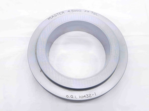 4.5000 CLASS XX MASTER PLAIN BORE RING GAGE ONSIZE 4 1/2 114.300 mm 4.500 CHECK - NS7097BG6