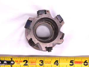 ISCAR 2 1/2 O.D. FACE MILL F90LN D2.50-06-1.00-R-N11 1" PILOT 6 POCKETS LN-1106 - JJ2484DH5