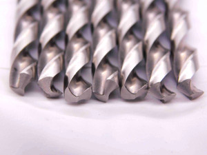 7PCS PRECISION 0.201 O.D. HSS JOBBER LENGTH TWIST DRILL BIT 18607 R18P .201 #7 - JJ2490BB6