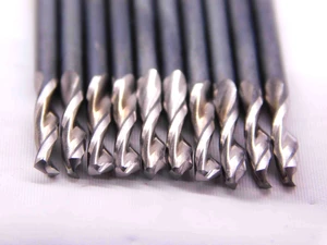 10PCS GUHRING 0.098 O.D. HSS JOBBER LENGTH DRILL BIT 5056862 .098 #40 2.49mm - JJ2495BB6