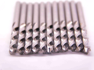 11PCS HERTEL 0.1065 O.D. HSS SCREW MACHINE LENGTH DRILL BIT 89320881 .1065 #36 - JJ2505BB6