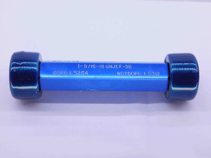 1 9/16 18 UNJEF 3B THREAD PLUG GAGE 1.5625 GO NO GO P.D.'S = 1.5264 & 1.5312 - DW41787BG5