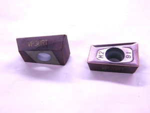 2pcs NEW MITSUBISHI QOMT1651R-M2 VP30RT TiCN COATED CARBIDE MILLING INSERTS - JJ2516BC5