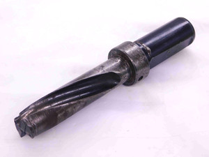 7/8 O.D. 6 1/2 OAL COOLANT THRU INDEXABLE INSERT DRILL 1" SHANK 2 FLUTE .875 - JJ2538DH5