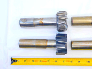 6pc LOT OF HSS STAGGERED TOOTH T-SLOT SIDE MILLING CUTTERS SIZES 1 1/4, 1 1/2 OD - JG5064AT5