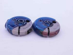 M2 X .4 6g VERMONT THREAD RING GAGES 2 0.4 GO NO GO P.D.'S = 1.721 & 1.654 CHECK - DW41812AZ6