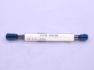 10 56 UNS 2B THREAD PLUG GAGE #10 .190 .1900 GO NO GO P.D.'S = .1784 & .1816 - DW41831CC5