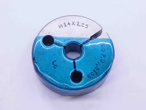 M14 X 1.25 SPECIAL THREAD RING GAGE 14 GO ONLY P.D. = .5159 (13.104 mm) - DW41839BL6