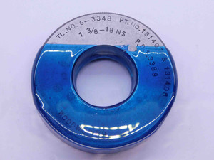 1 3/8 18 NS SOLID THREAD RING GAGE 1.375 1.3750 GO ONLY P.D. = 1.3389 UNEF 3A - DW41841BL6