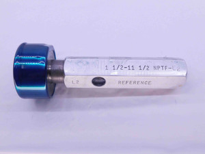 1 1/2 11 1/2 NPTF L2 REFERENCE PIPE PLAIN SET THREAD PLUG GAGE 1.5 1.50 1.500 - DW41879AA6