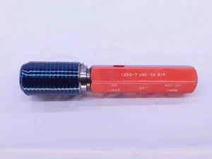 1 1/4 7 UNC 2A BEFORE PLATE SET THREAD PLUG GAGE 1.25 GO ONLY P.D. = 1.1538 - DW41880AA6