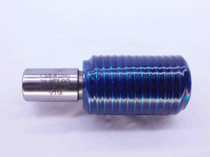 1 3/8 6 UNC 2A VERMONT SET THREAD PLUG GAGE 1.375 1.3750 GO ONLY P.D. = 1.2643 - DW41891LVR