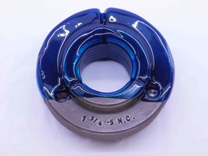 1 3/4 5 NC THREAD RING GAGE 1.75 5 GO ONLY P.D. = 1.6271 UNC 3A INSPECTION CHECK - DW41901AC6