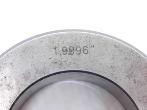 MITUTOYO 1.9996 MASTER PLAIN BORE RING GAGE 2.0000 -.0004 2.0 50.790 mm SETTING - NS7145AE6