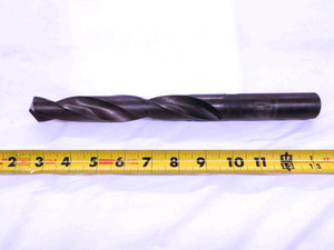 NATIONAL-DETROIT 1 3/32 O.D. HSS TWIST DRILL BIT 1 1/8 SHANK 7 11/16 LOC 1.0937 - JJ2703CH5