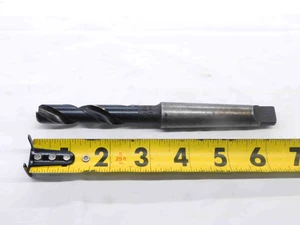 CLEVELAND 17/32 O.D. HSS TWIST DRILL BIT MORSE TAPER #2 SHANK .5312 MT2 USA - NS7205AT5