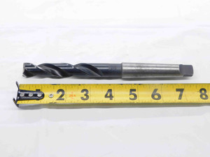 PTD 5/8 O.D. HSS TWIST DRILL BIT MORSE TAPER #2 SHANK 3" LOC 7 1/2 OAL .625 MT2 - NS7213AT5