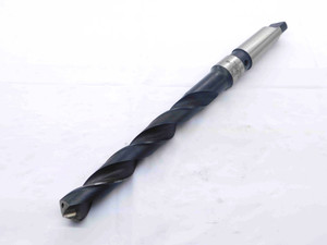 C-L 25/32 O.D. HSS COOLANT THRU TWIST DRILL BIT MORSE TAPER #3 SHANK .7812 MT3 - NS7279AT5