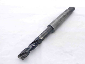 CLEVELAND 33/64 O.D. HSS TWIST DRILL BIT MORSE TAPER #2 SHANK 2" LOC .5156 MT2 - NS7286AT5