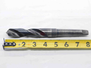 CLEVELAND 53/64 O.D. HSS TWIST DRILL BIT MORSE TAPER #2 SHANK .8281 MT2 USA - NS7289AT5