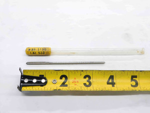 L & I 0.113 OD HSS REAMER 4 FL .113 .1130 7/64 .1250 -.0120 UNDERSIZE #33 USA - NS7303CU4