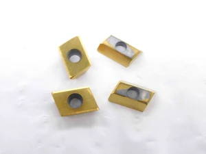 4pcs NEW INGERSOLL CGH323R02 555 D TiN COATED CARBIDE INSERTS .032R INDEXABLE - NS7312RDT