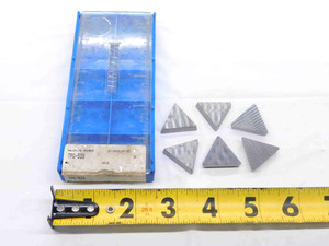 6pcs NEW VALENITE TPG-533 VC2 CARBIDE TURNING INSERTS TPGN 270412 TP-53 USA - NS7314RDT