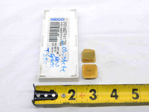 2pcs NEW SECO SPER1906ZETR-M17 T25M TiN COATED CARBIDE MILLING INSERTS INDEXABLE - NS7319RDT