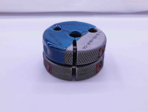 3/8 24 UNJF 3A THREAD RING GAGES .375 .3750 GO NO GO P.D.'S = .3479 & .3450 - DW41956BG6