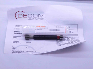 NEW G 1/4 19 BSPP PIPE THREAD PLUG GAGE .25 GO NO GO P.D.'S = 12.301 & 12.426 - DW41979AC6