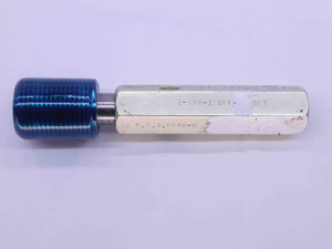 1 1/8 12 UNF SPECIAL BEFORE PLATE SET THREAD PLUG GAGE 1.125 GO ONLY PD = 1.0646 - DW41982LVR