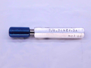 5/8 24 UNEF 3A SET THREAD PLUG GAGE .625 .6250 NO GO ONLY P.D. = .5949 CHECK - DW42009AA6