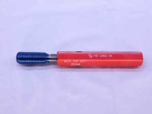 3/8 16 UNC 1A SET THREAD PLUG GAGE .375 .3750 NO GO ONLY P.D. = .3266 CHECK - DW42011AA6