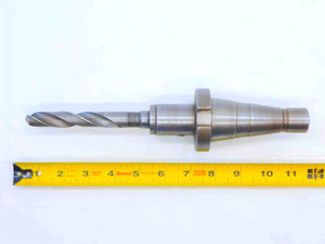 CLEVELAND 41/64 O.D. 3 3/8 LOC HSS TWIST DRILL BIT W/ NMTB40 TOOL HOLDER .6406 - JG5175BJ6